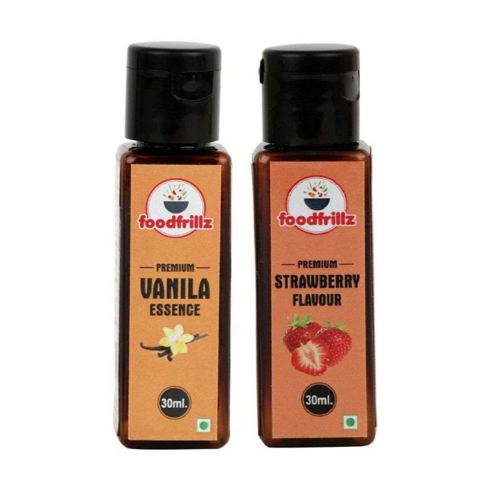 Vanilla & Strawberry Food Essence,30ml x 2 (60 ml)