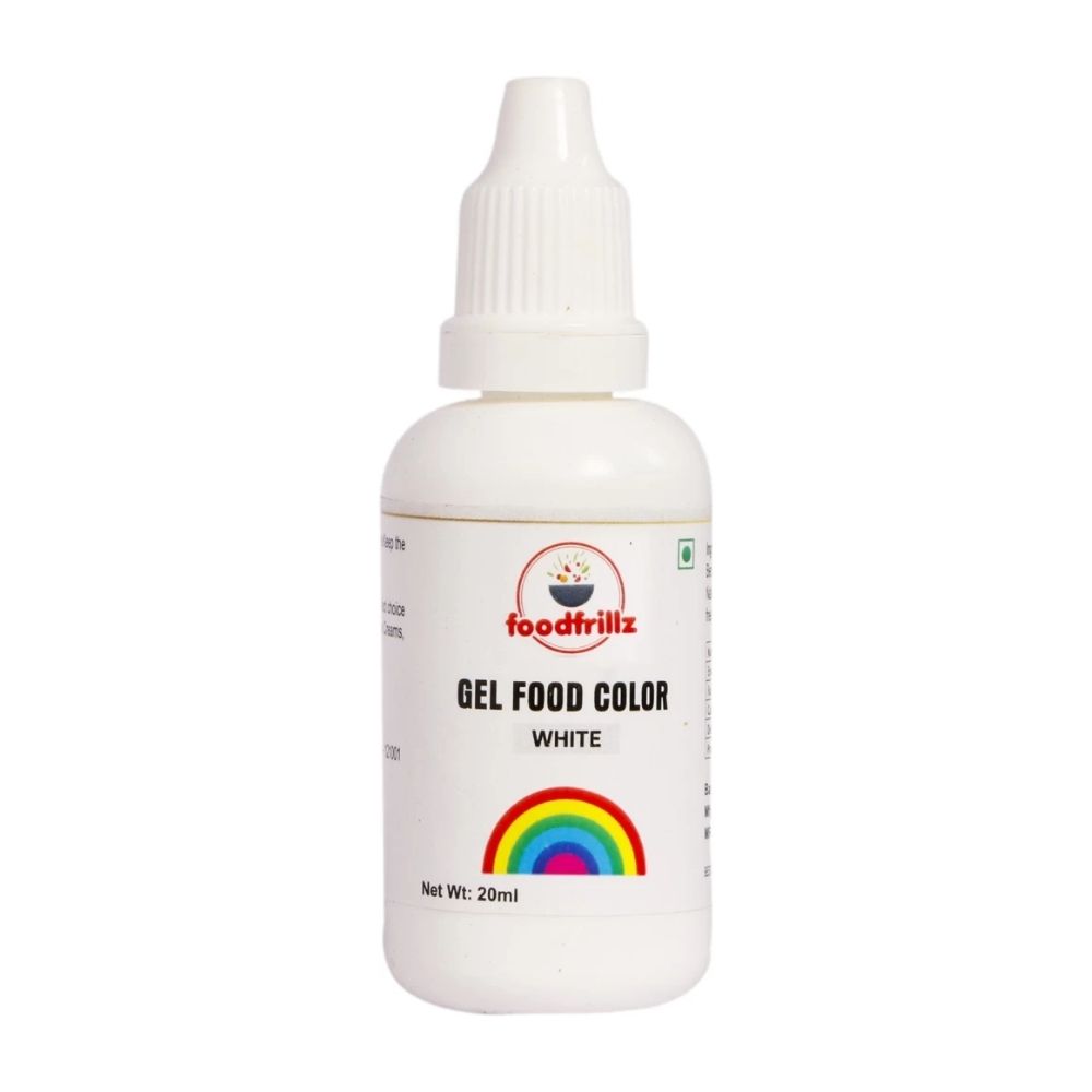 White Gel food colour, 20 ml