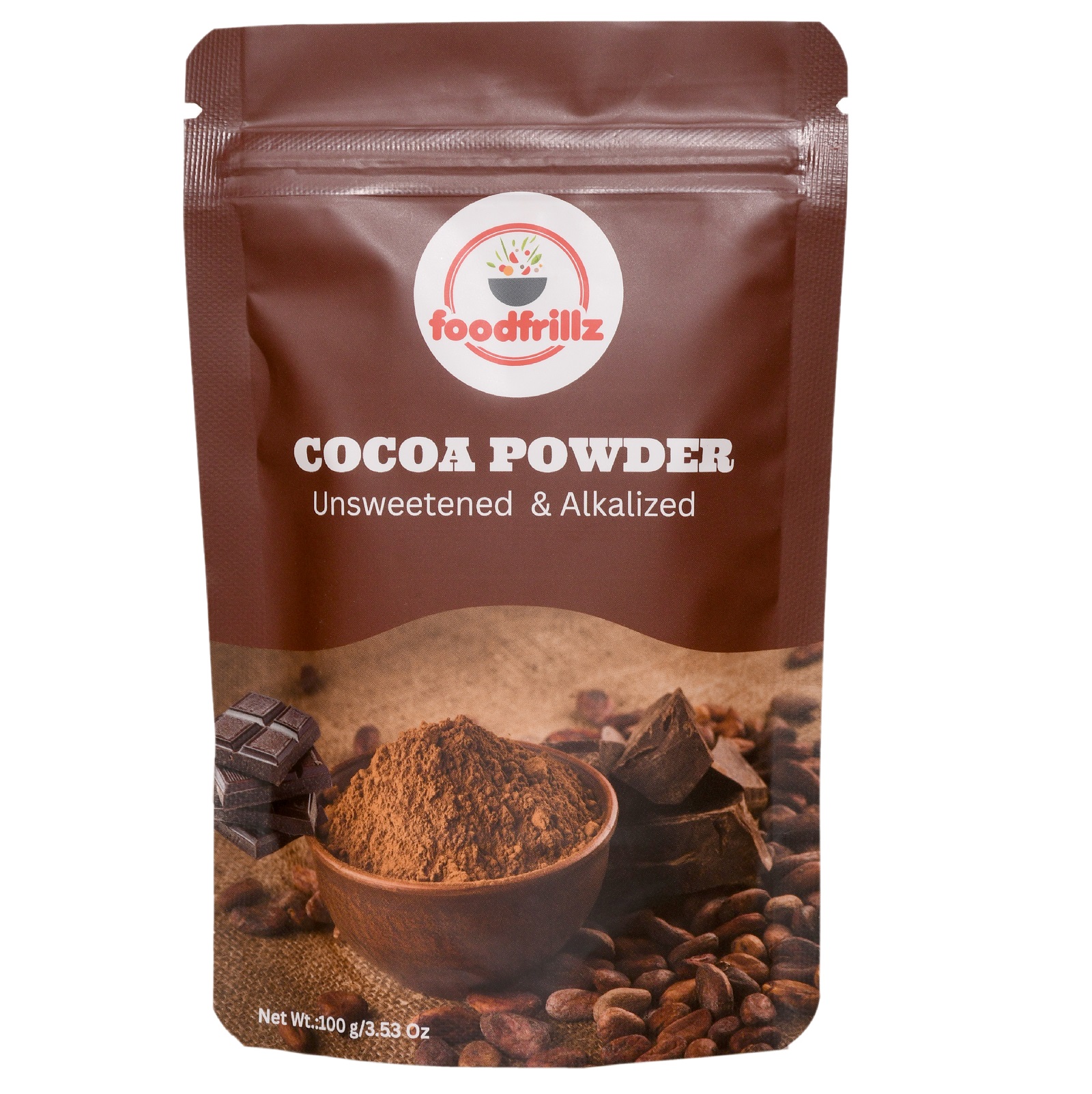 foodfrillz Cocoa Powder, 100 g,unsweetened