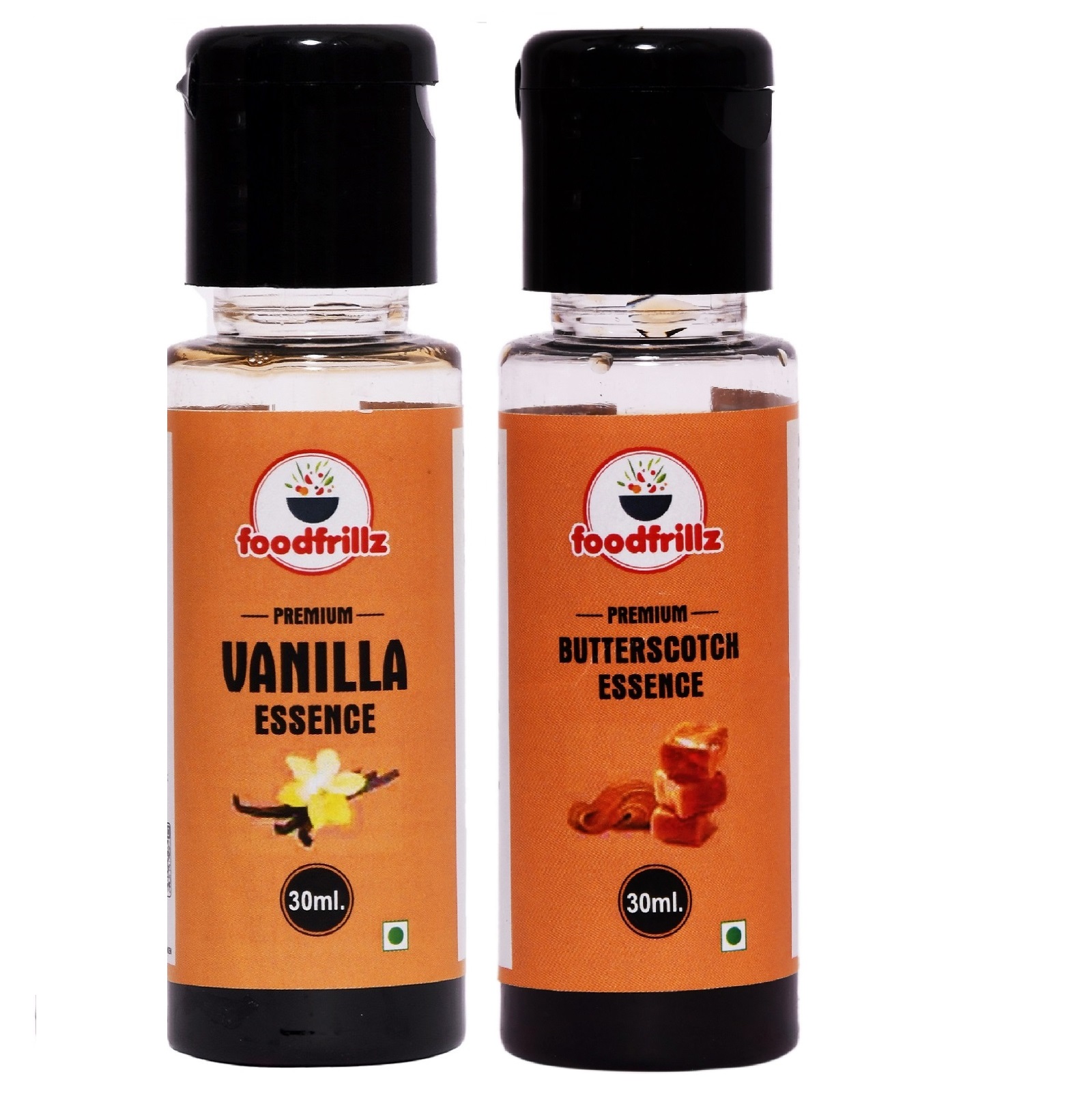 foodfrillz Vanilla & Butterscotch Food Essence,(30 mlx2)