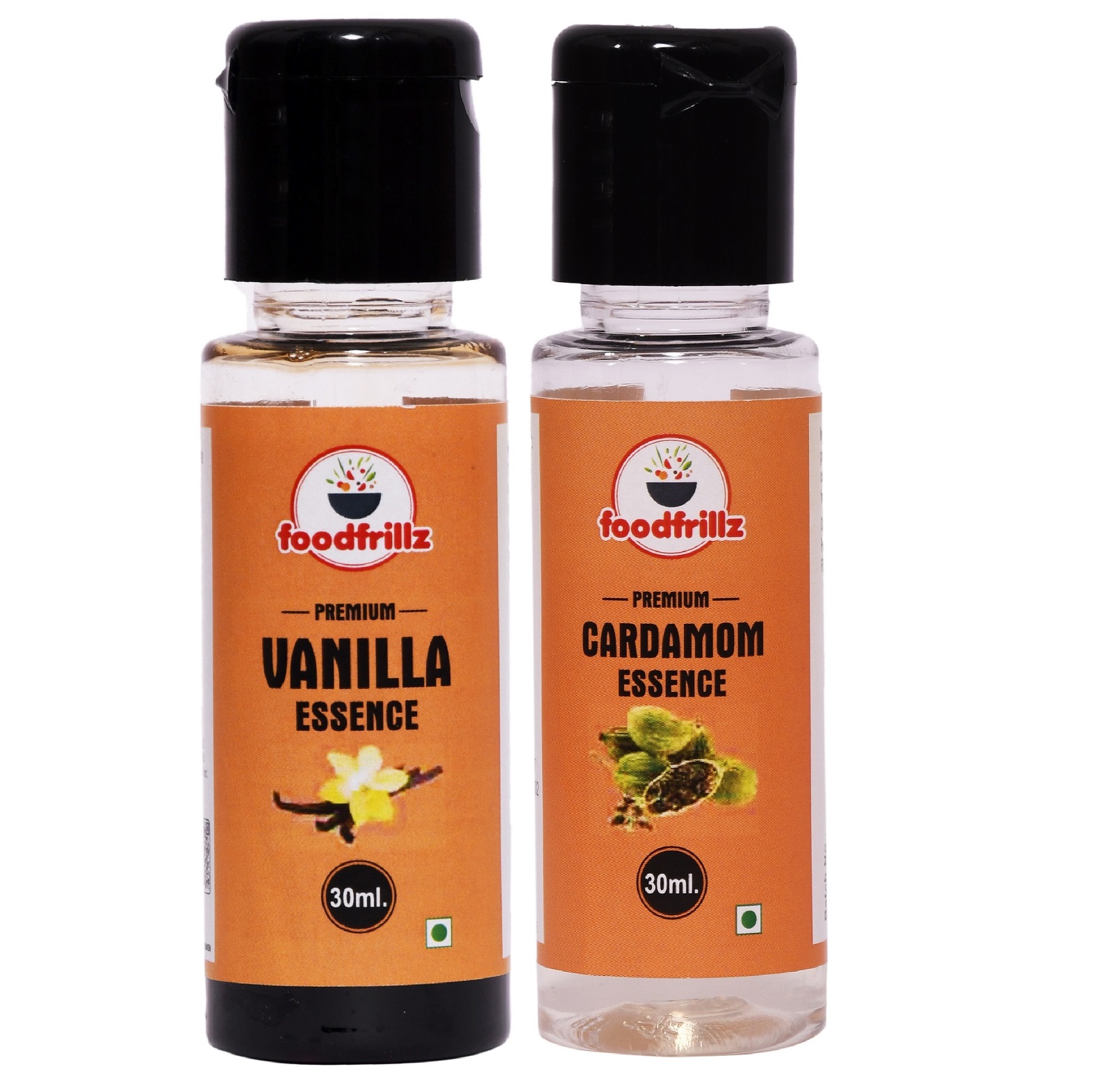 foodfrillz Vanilla & Cardamom Food Essence, 30 ml x 2