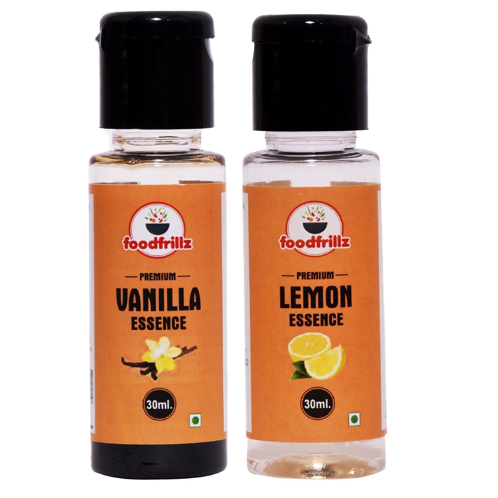 foodfrillz Vanilla & Lemon Food Flavor Essence, 30 ml x 2