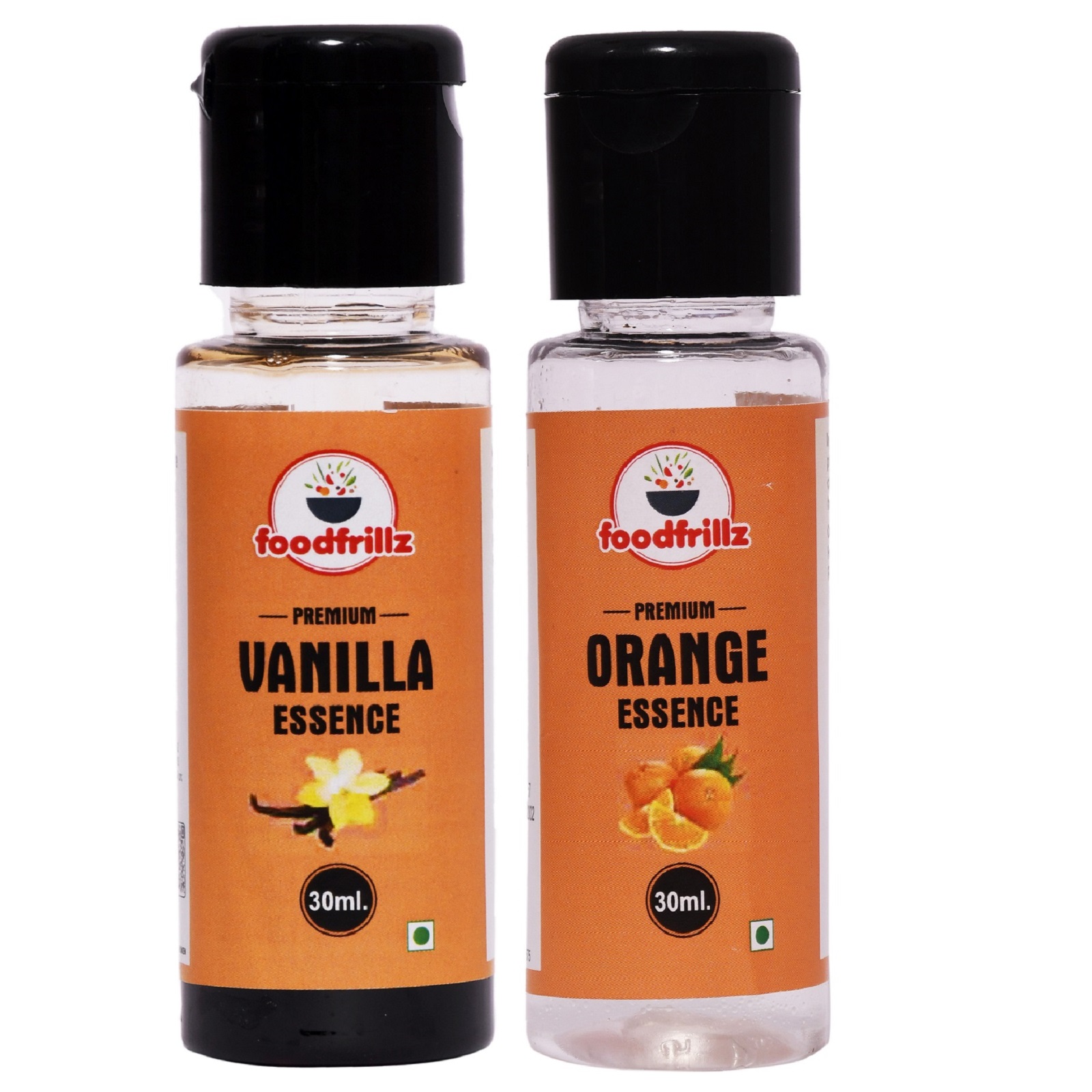 foodfrillz Vanilla & Orange Food Essence, (30mlx2)