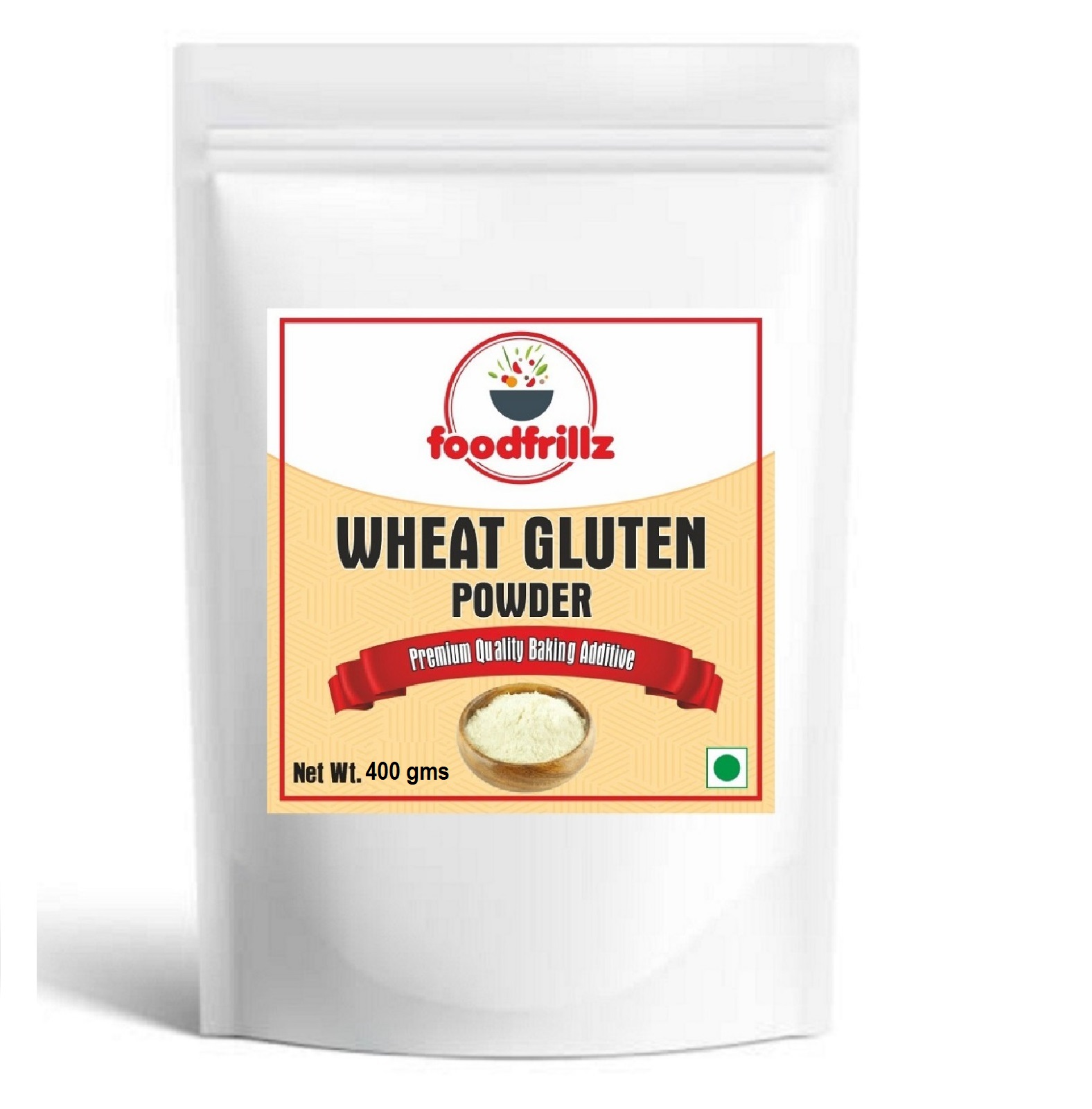 foodfrillz Vital Wheat Gluten Powder, 400 g