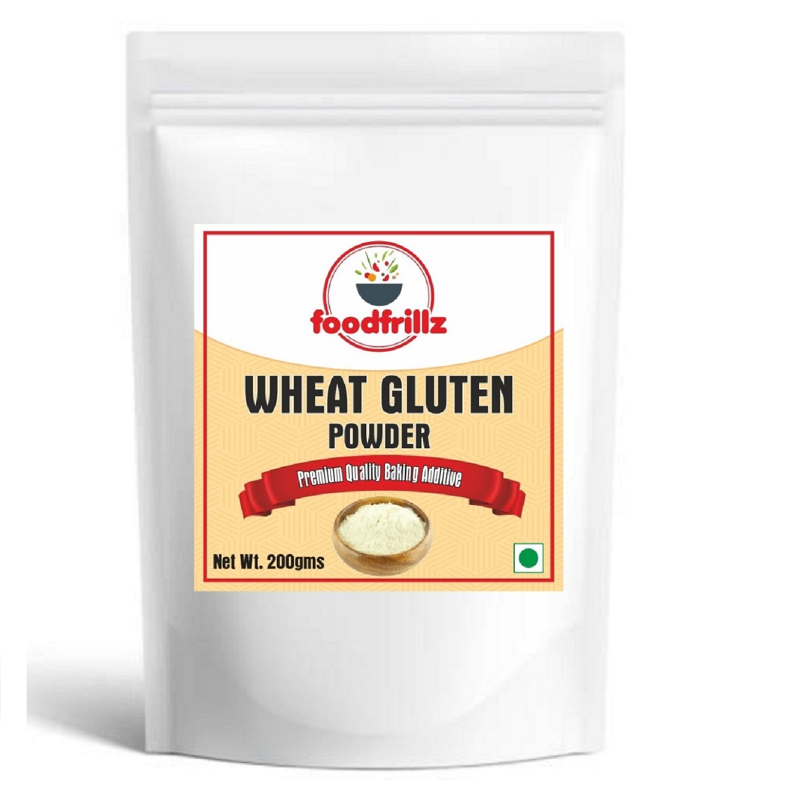 foodfrillz Vital Wheat Gluten Powder, 200 g